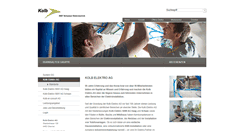 Desktop Screenshot of kolbelektro.ch
