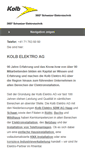 Mobile Screenshot of kolbelektro.ch